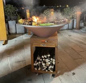 Corten Steel BBQ Grill